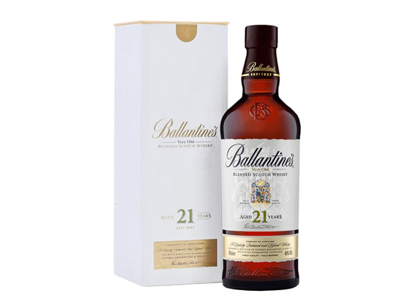 永川百龄坛威士忌回收百龄坛21年苏格兰威士忌40°Ballantine's进口洋酒700ml