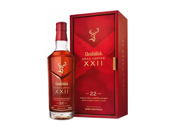 永川回收格兰菲迪22年璀璨珍藏版威士忌700ml礼盒装Glenfiddich XXII苏格兰威士忌