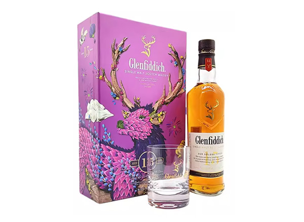 永川收购格兰菲迪15年威士忌福鹿礼盒装Glenfiddich苏格兰威士忌700ml上门回收