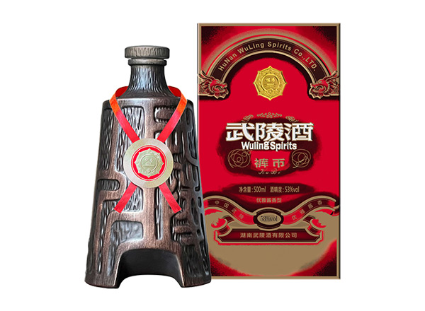 永川回收武陵酒裤币53度酱香型白酒500ml/1L礼盒装裤币武陵酒收购