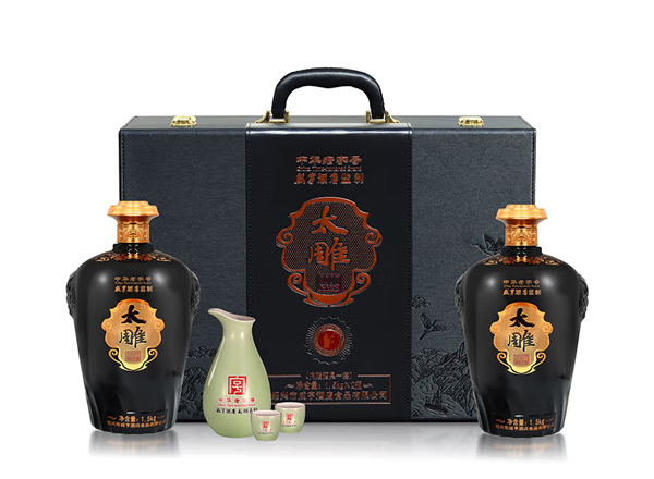 永川咸亨酒店太雕黄酒回收太雕2007原酿礼盒1.5kg*2糯米酒半甜绍兴黄酒