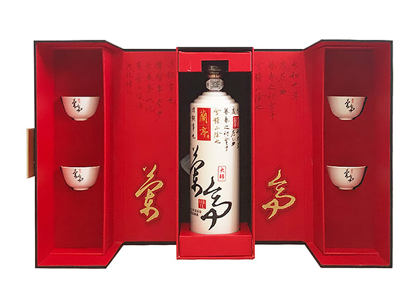 永川会稽山黄酒回收大师兰亭三十年陈酿1L商务版礼盒装